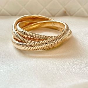New spiral bracelet, 18k plated